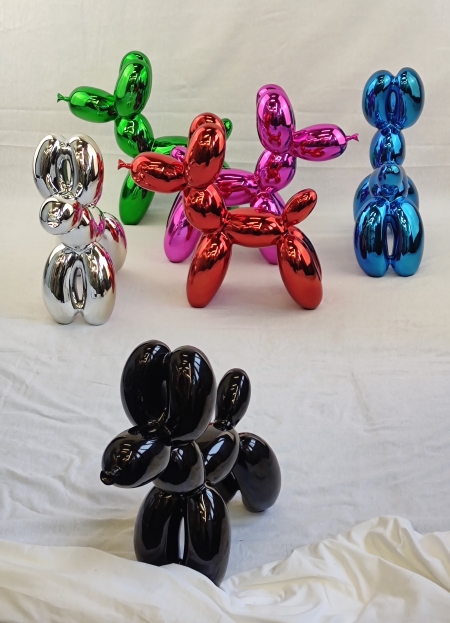 CHIENS BALLON, CHROME, STARSDECO