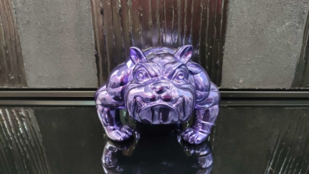 AT057H , ARNOLD chromé violet, by Tessi,